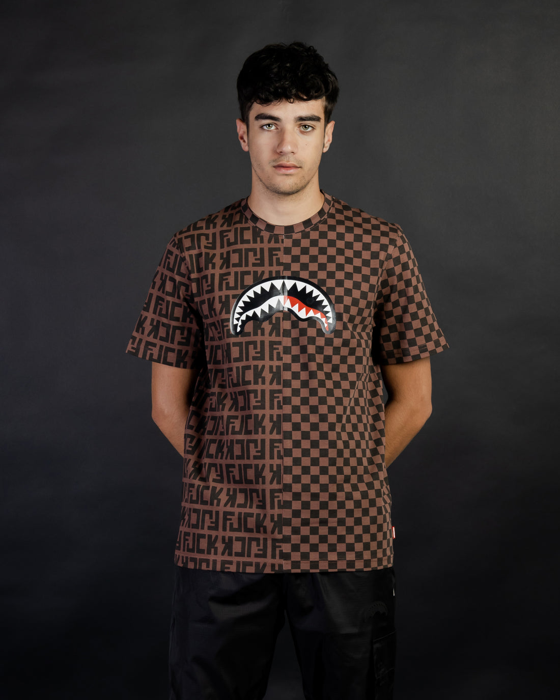 T-shirt Sprayground - Marrone