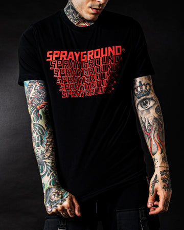 T-shirt Sprayground SPACE SPRAYGROUND Nero