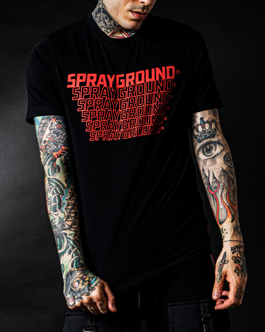 T-shirt Sprayground SPACE SPRAYGROUND Noir