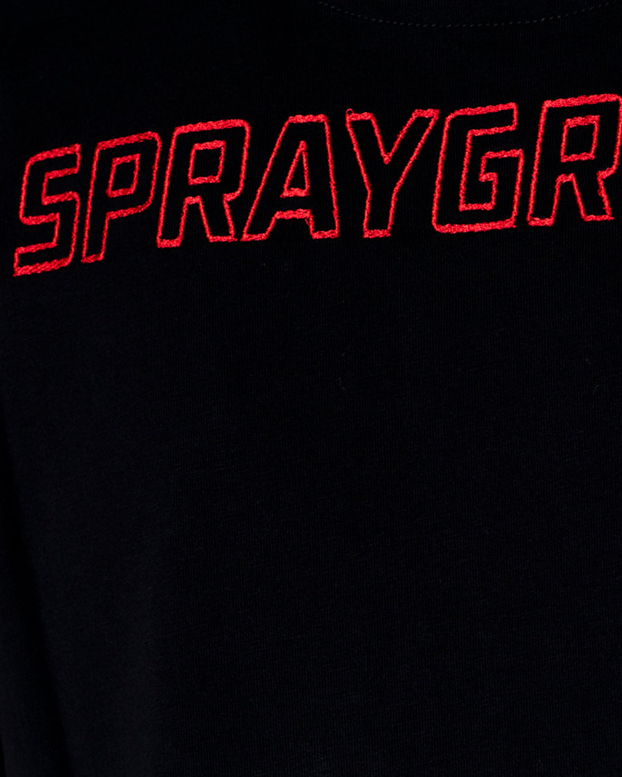 Sprayground T-shirt RATTLE STACKS Black