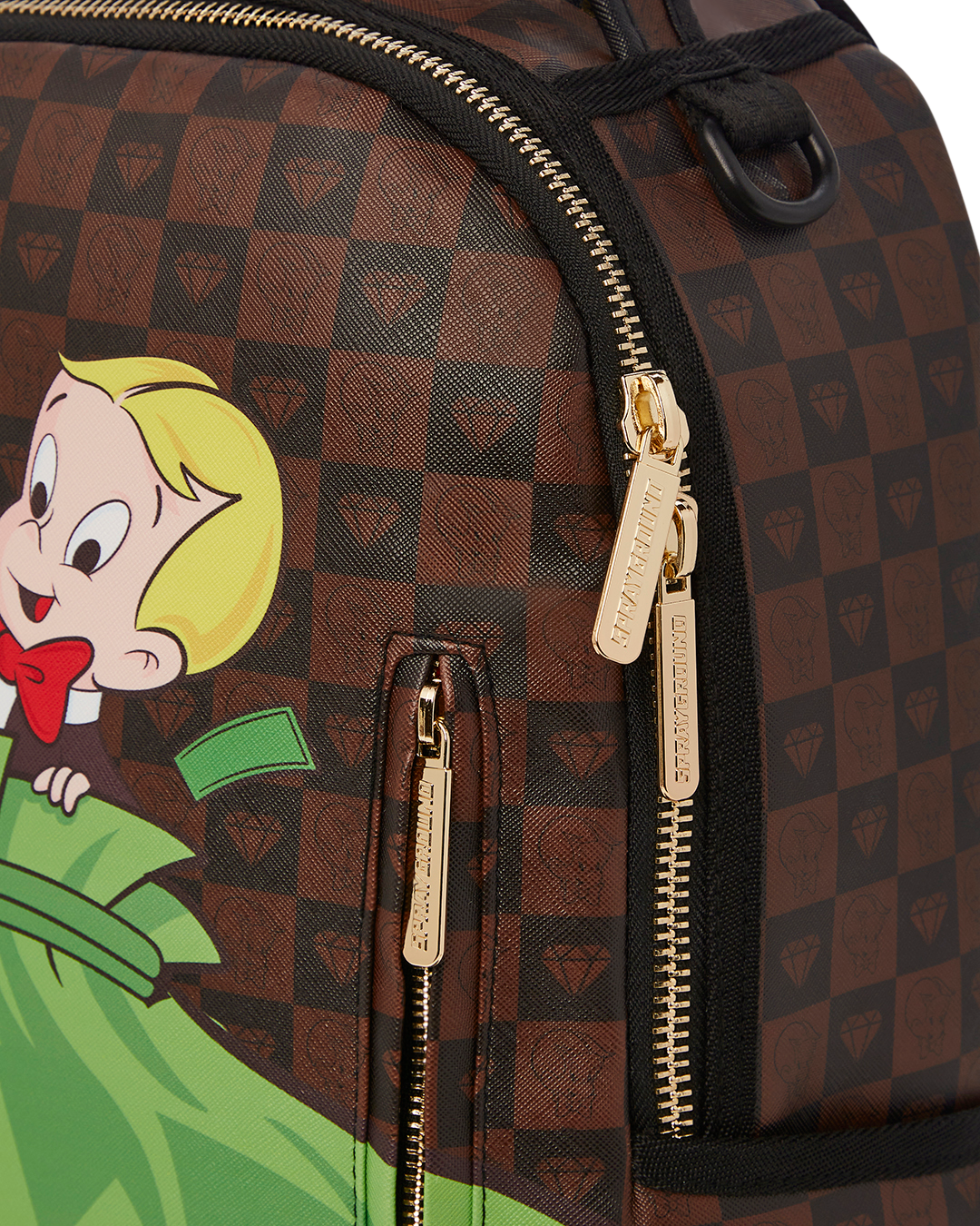 Sprayground Backpack RICHIE RICH MONEY SHARK Brown