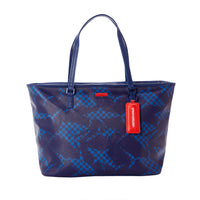 Camo Blue Shark Pattern Tote