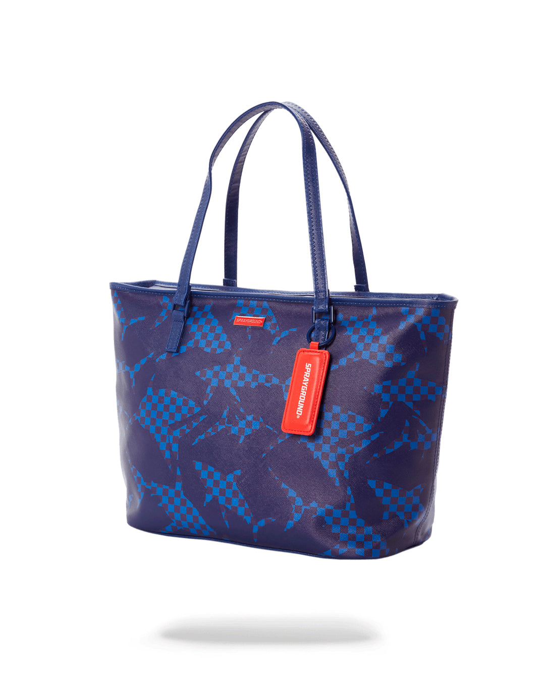 Camo Blue Shark Pattern Tote