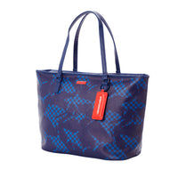 Camo Blue Shark Pattern Tote