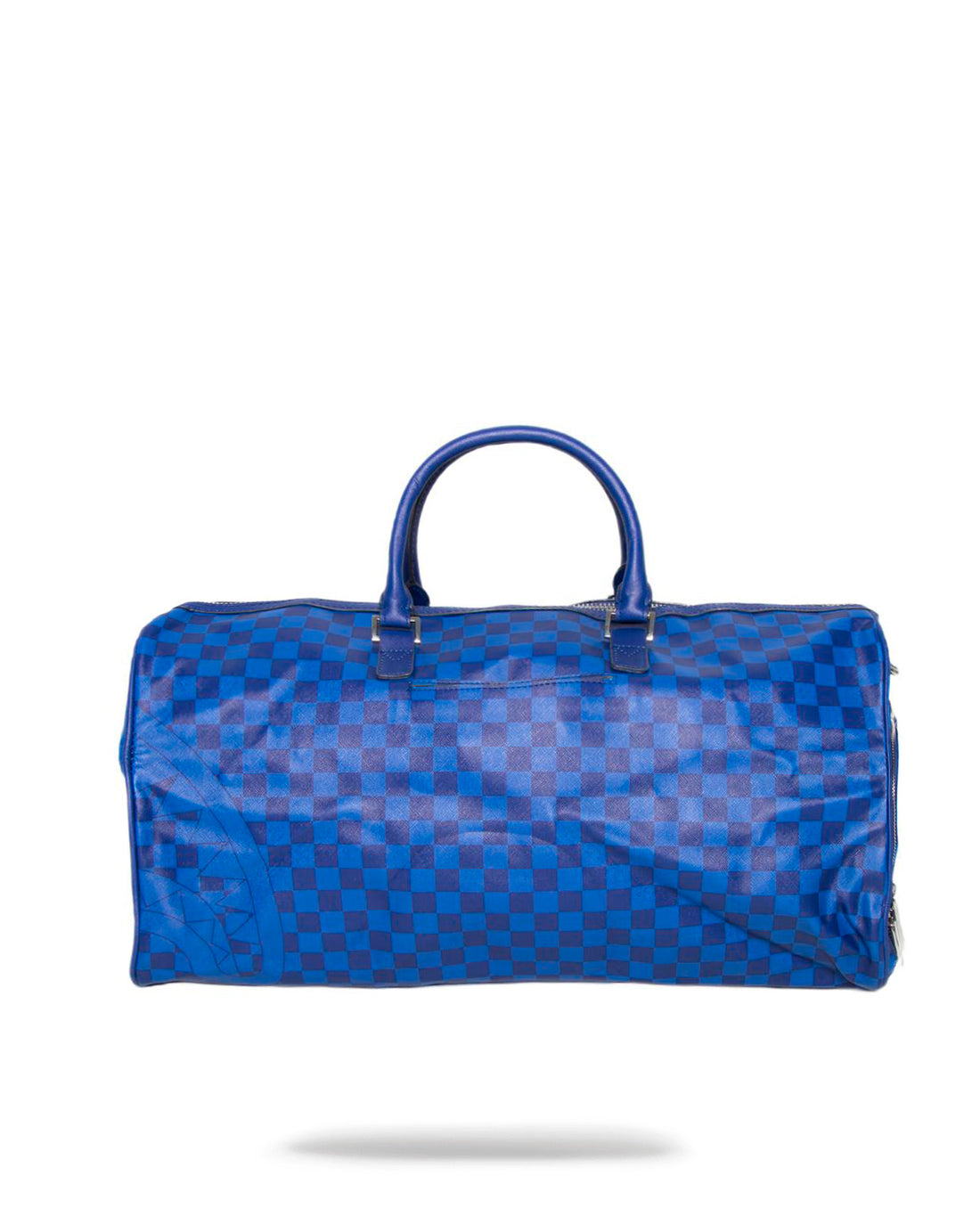 Blue Checkered Shark Duffle