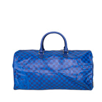 Blue Checkered Shark Duffle