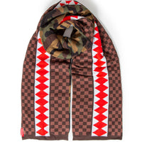 Checks And Camo Scarf