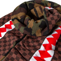 Checks And Camo Scarf