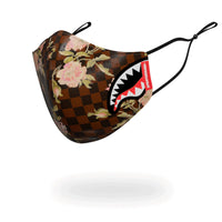 Flower Sharks In Paris Pvc Fashion Mask