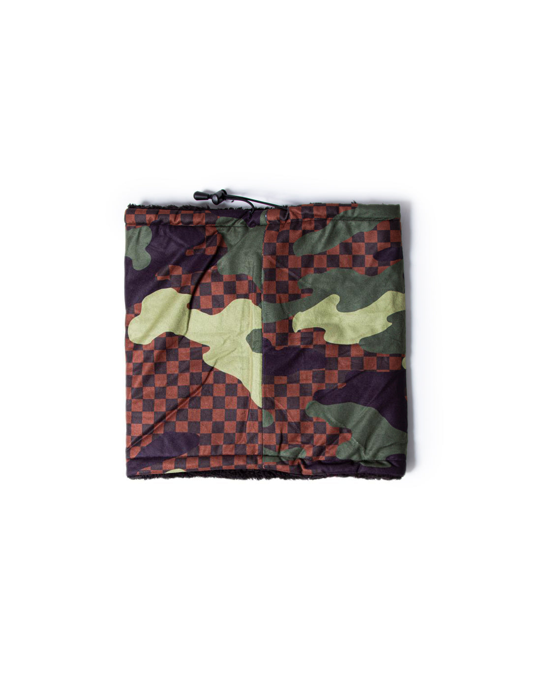 Checkered Camo Neck Warmer Unisize