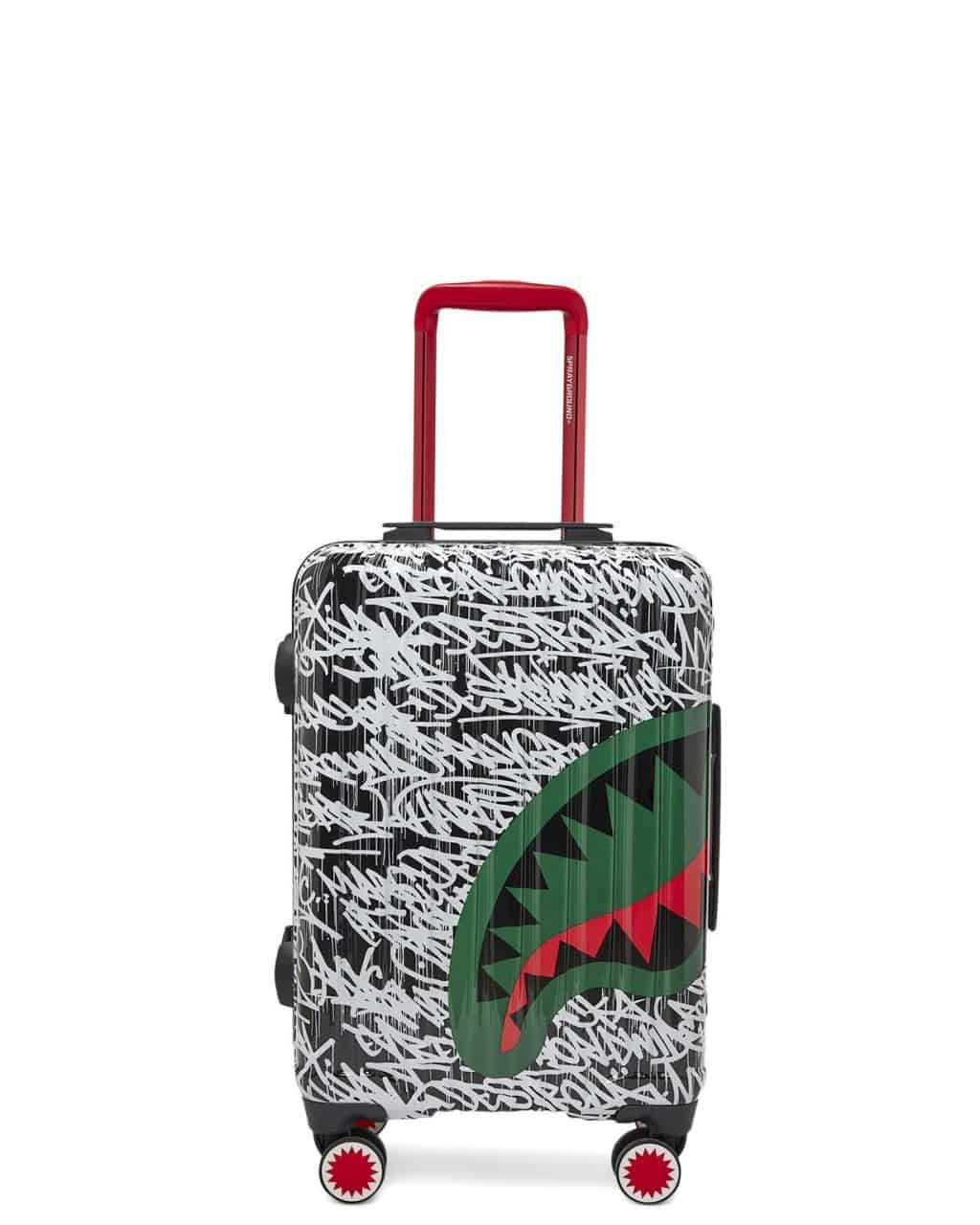 Scribble Shark Hard Shell Carry On Luggage 