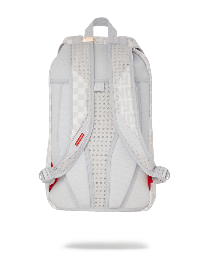 Sprayground Backpack SPLIT MEAN AND CLEAN HILLS   White