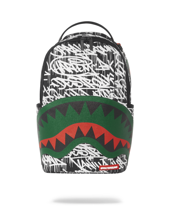 Sprayground Scribble Me Rich Backpack in Green for Men
