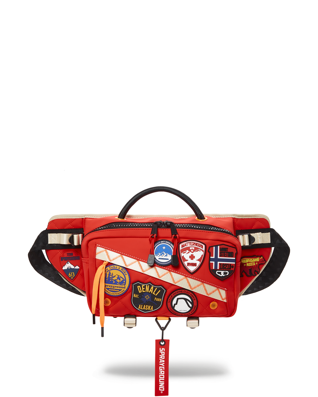 Riñonera Sprayground PATCHES CROSSBODY Rojo