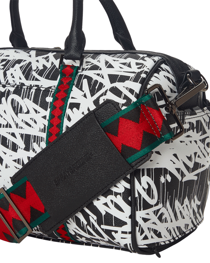 Scribble Shark Mini Duffle  910d4041nsz