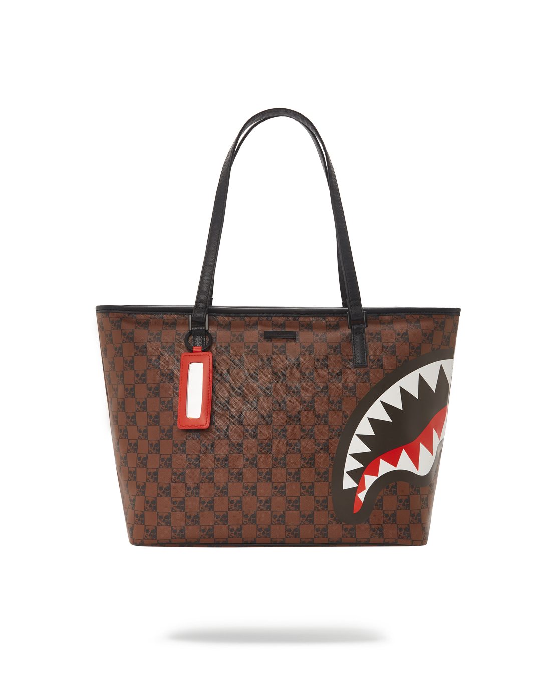 Skull Check Tote  910t4110nsz