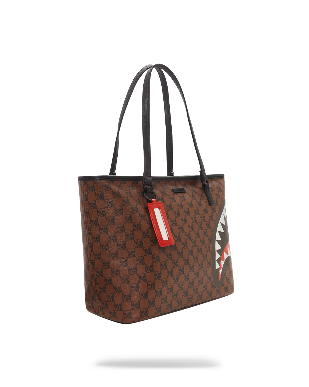 Skull Check Tote  910t4110nsz