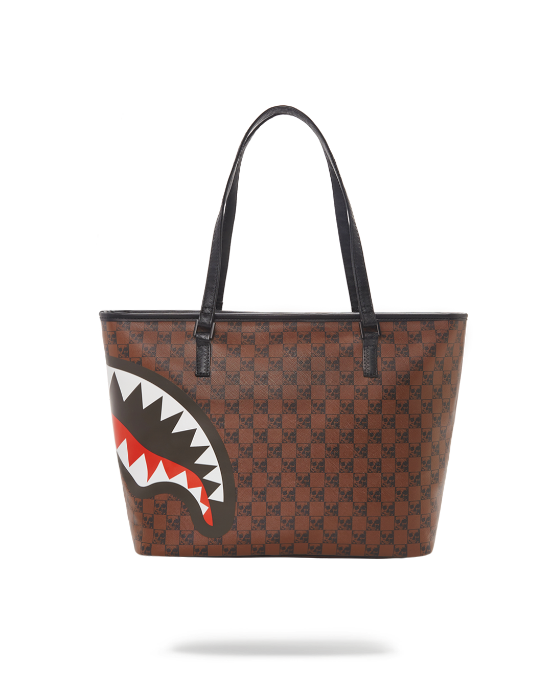 Skull Check Tote  910t4110nsz