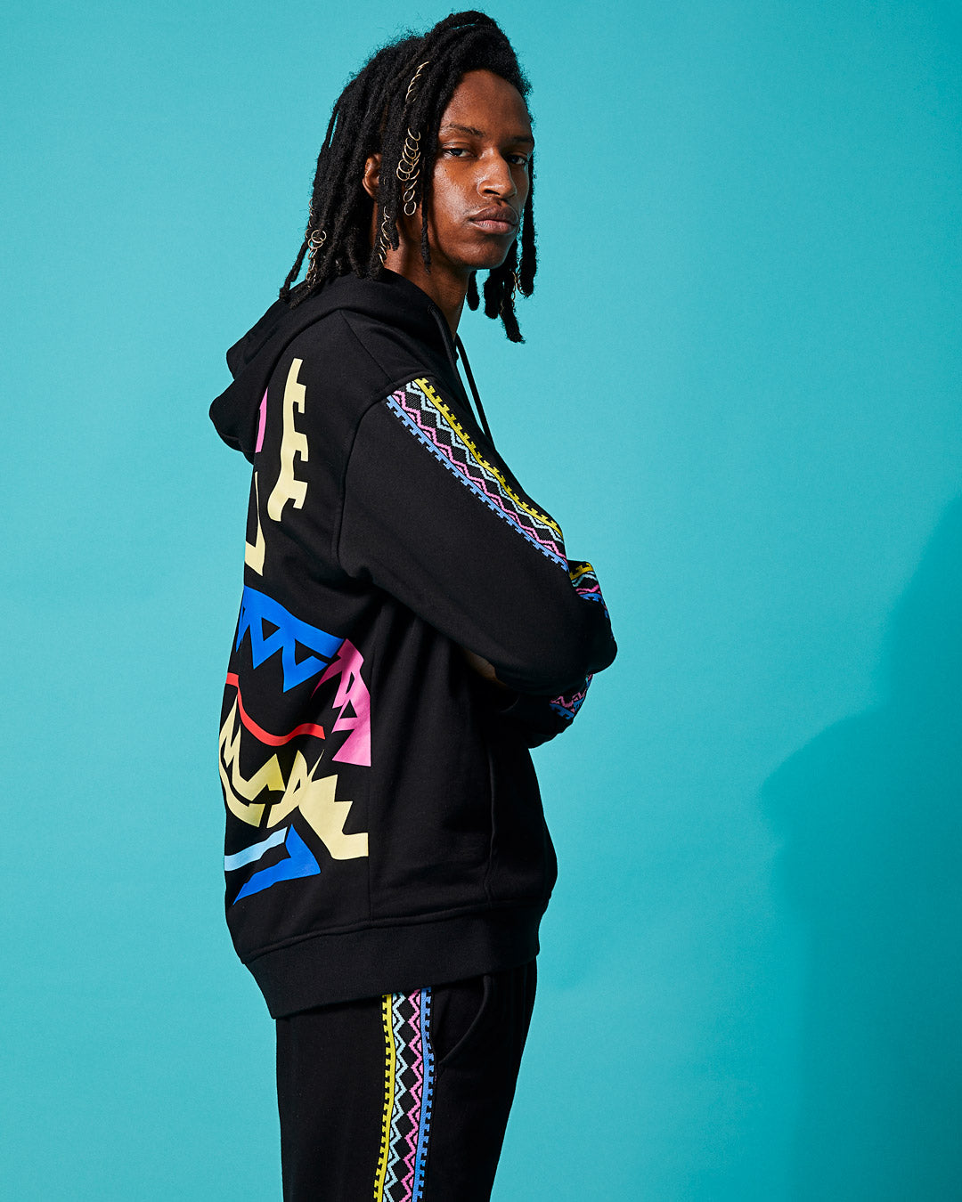 Ai Tribal Neon - Electric Neon Hoodie 910sg7187