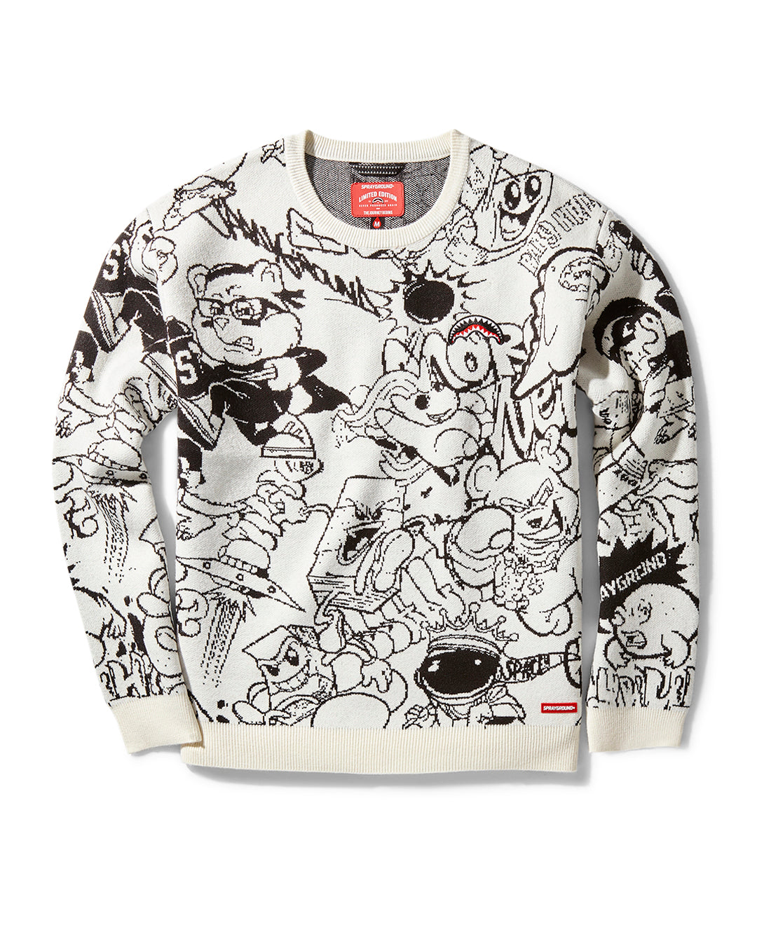 Chaos Sweater Pullover White 910sg7231