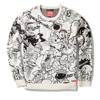 Chaos Sweater Pullover White 910sg7231