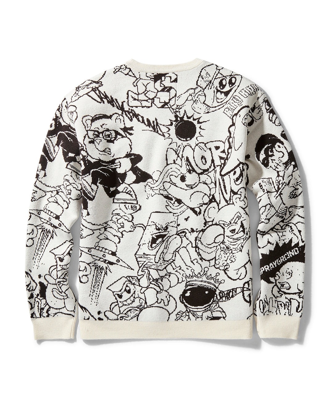 Chaos Sweater Pullover White 910sg7231