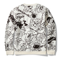 Chaos Sweater Pullover White 910sg7231