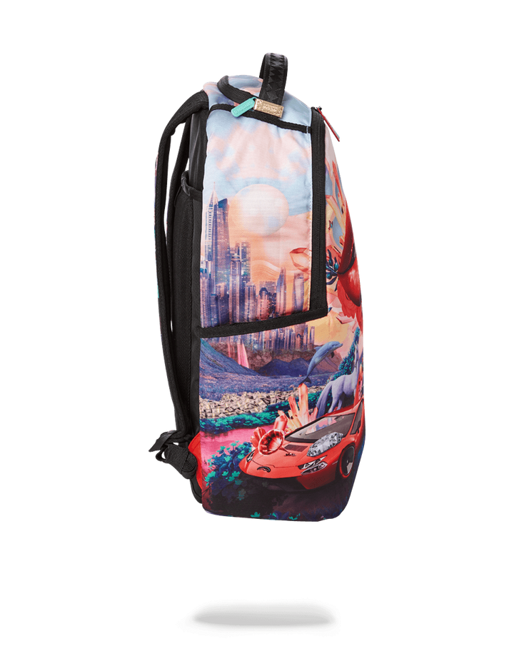 Sprayground Backpack LIPS AND FAMOUS Pink