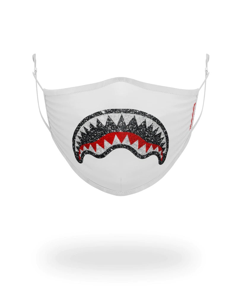 Máscara de filtro fija Sprayground TRINITY WHITE SHARK FASHION MASK Blanco