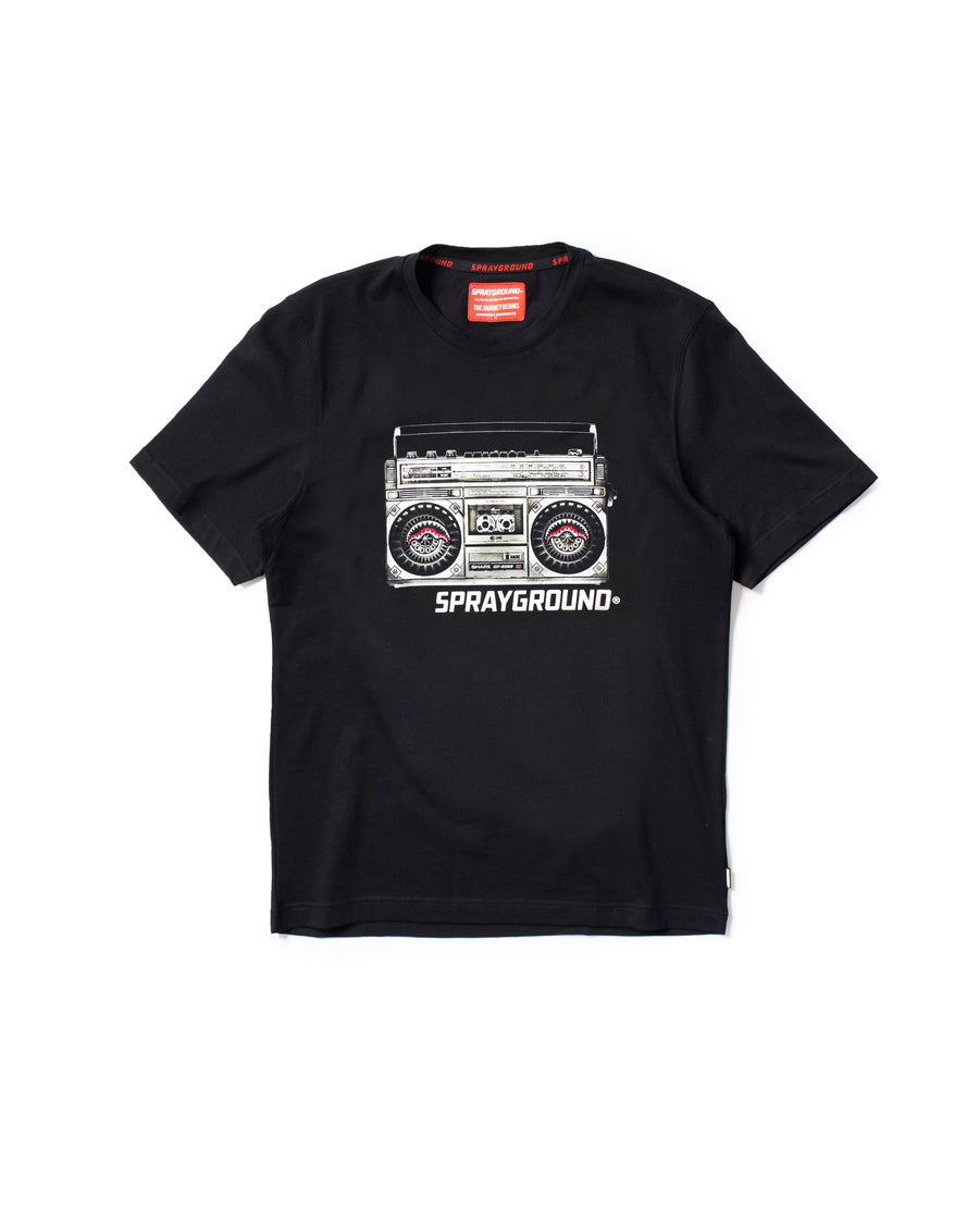 Sprayground T-shirt STAMPA STEREO Black