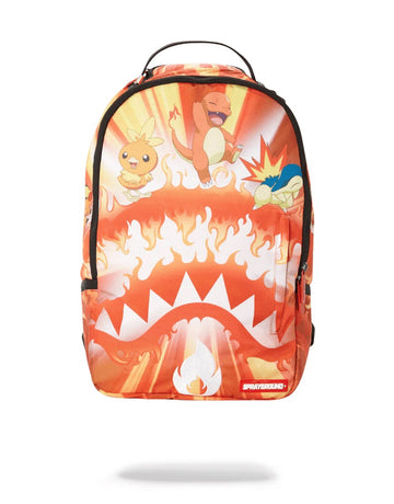 Sprayground Backpack POKEMON FIRE SHARK BACKPACK Orange