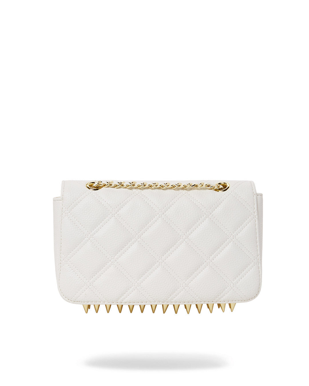 Riviera White Gold Clutch