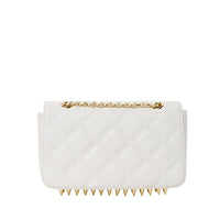 Riviera White Gold Clutch