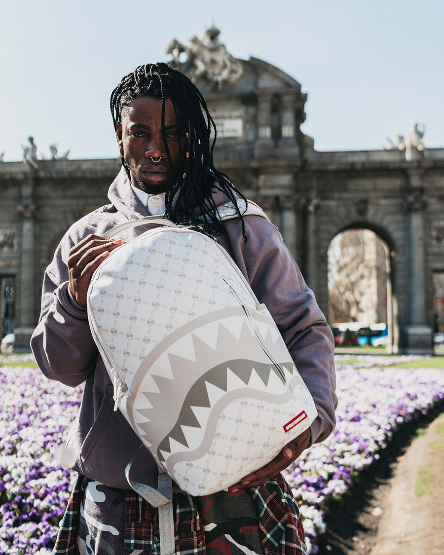 Sprayground moneygram powder white backpack Clearance