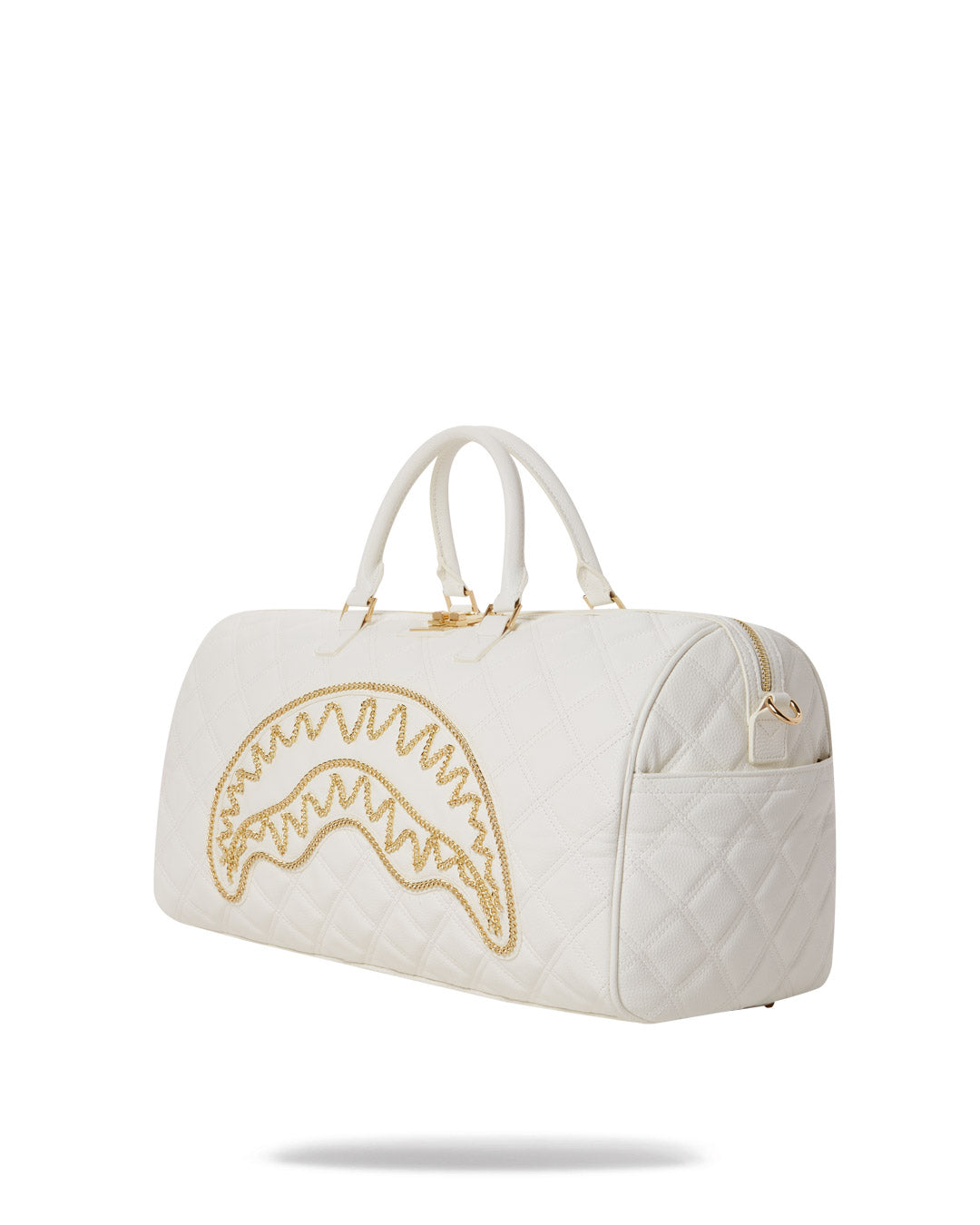 Riviera White Gold Duffle