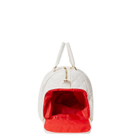 Riviera White Gold Duffle