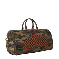 Shark Shape Check Duffle