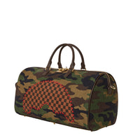 Shark Shape Check Duffle