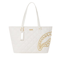 Riviera White Gold Tote