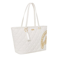 Riviera White Gold Tote