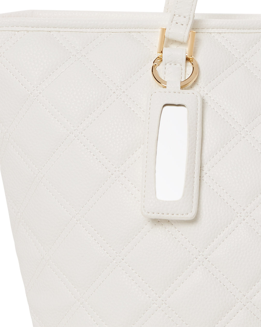 Riviera White Gold Tote