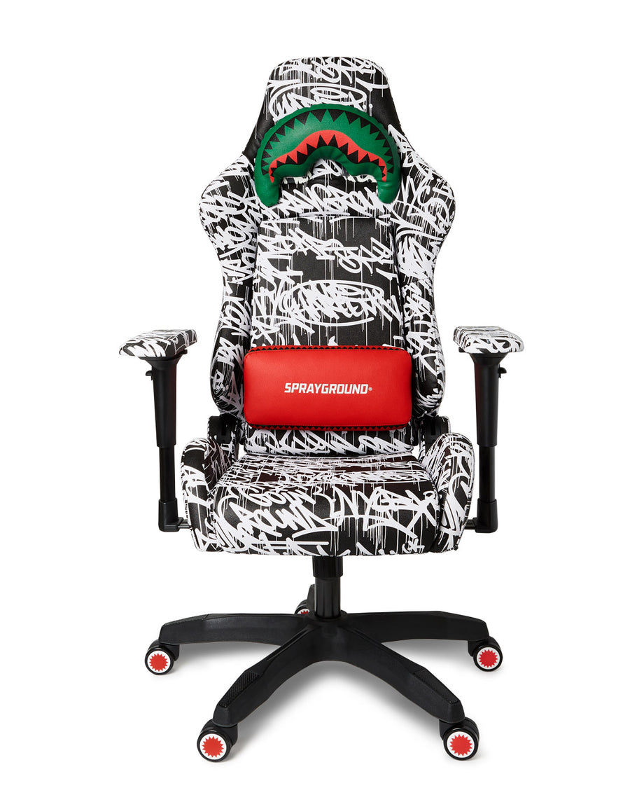 Sprayground Gaming chairs SCRIBBLE SHARK CHAIR  Black