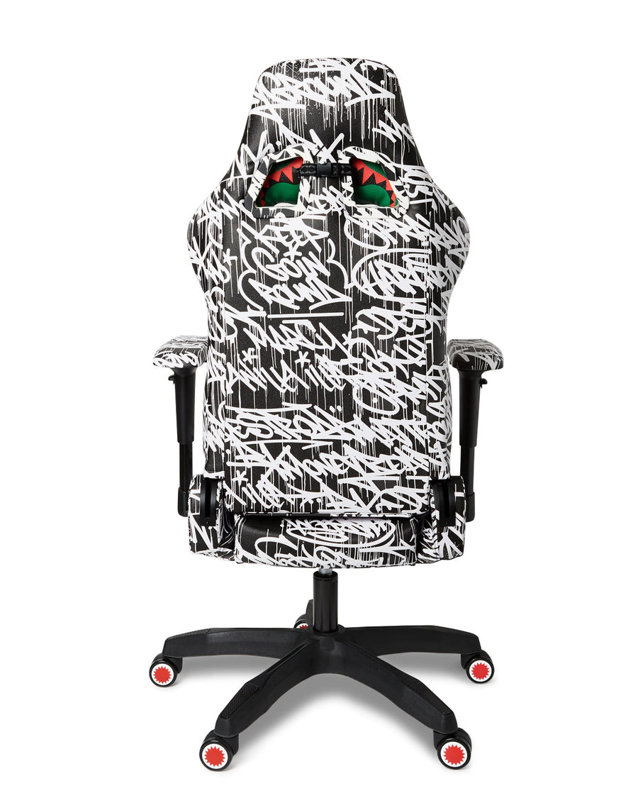 Sprayground Gaming chairs SCRIBBLE SHARK CHAIR  Black