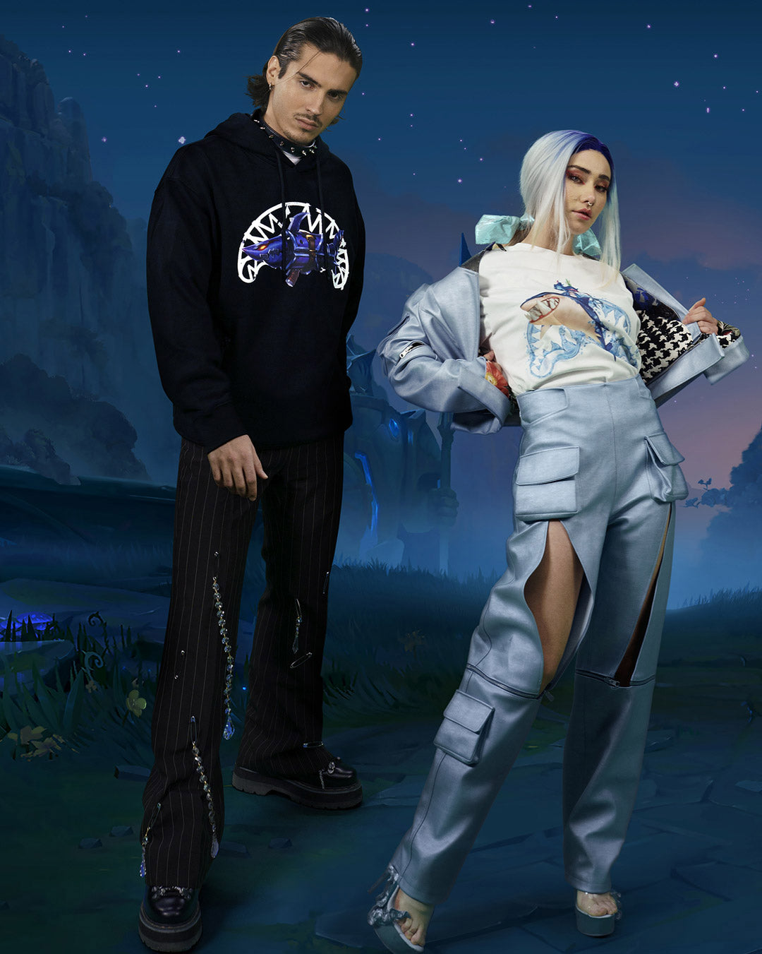 Lol Jinx Cannon Shark Hoodie