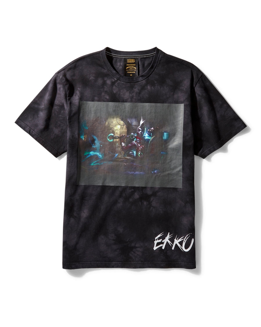 T-shirt Sprayground LEAGUE OF LEGENDS EKKO MINERAL Nero