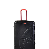 Black Molded Shark Mouth Large Luggage