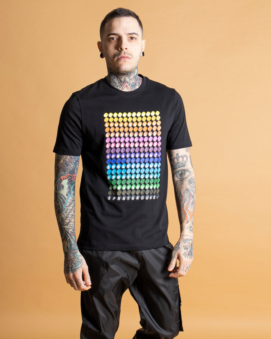T-shirt Sprayground POINT COLORS T-SHIRT Noir
