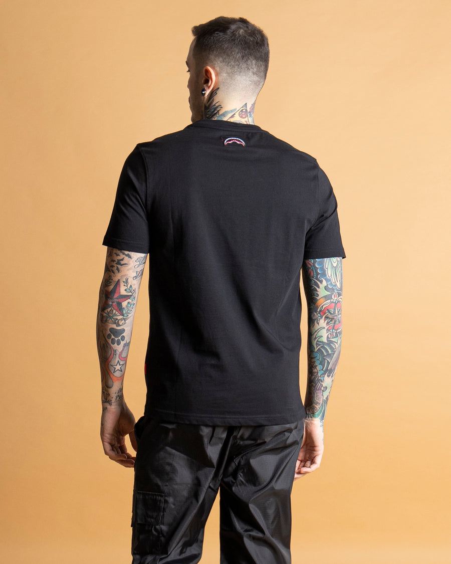 Sprayground T-shirt POINT COLORS T-SHIRT Black