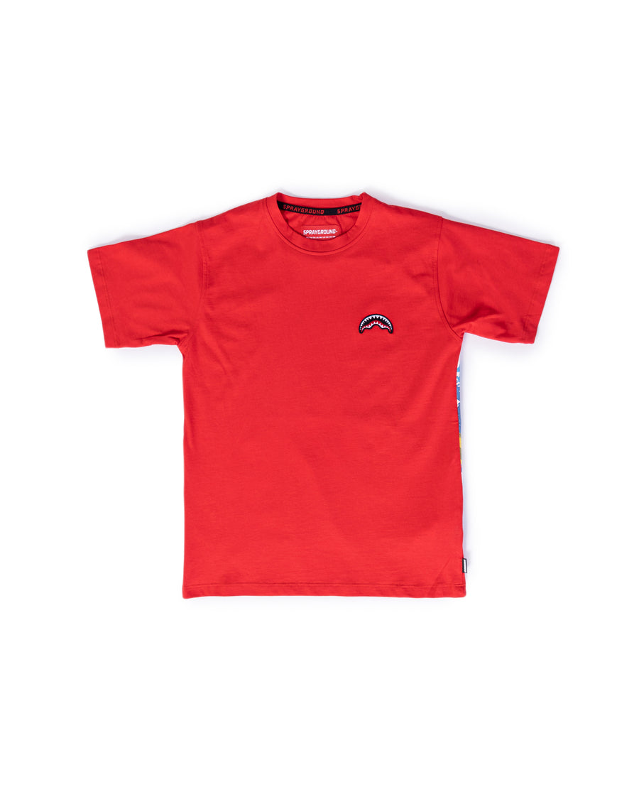 Niño / Niña  - Camiseta Sprayground JAPAN WAVE Rojo