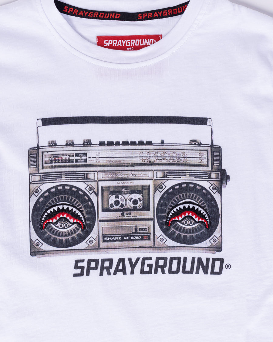 Garçon/Fille - T-shirt Sprayground STEREO Blanc